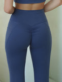 Crossover scrunch bum leggings