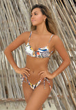 Amalfi V Cut Tie Side Bikini Bottoms