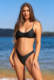 Lilah Brazilian Bikini Bottom - Black