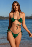 Sofia Tie Side Bikini Bottom - Emerald