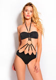 Black Ibiza Glam One Piece Swimsuit